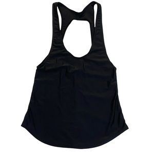 Women’s Black Scoop Neck Swim Top Size S